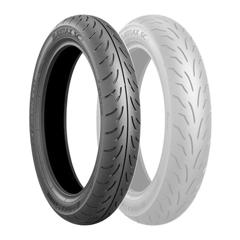 Load image into Gallery viewer, Bridgestone SC 120/70-14 Front Scooter Tyre (55P)