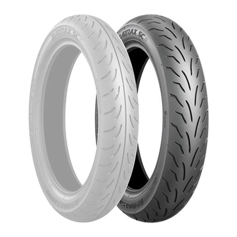 Load image into Gallery viewer, Bridgestone SC 140/70-14 Rear Scooter Tyre (62P)
