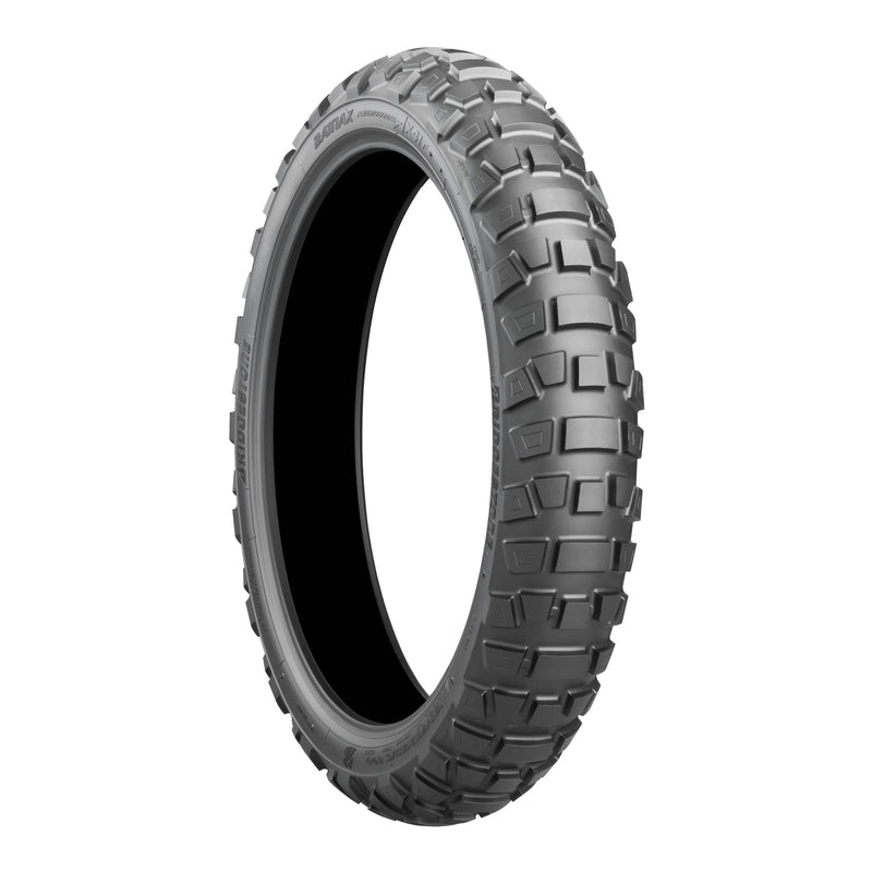 Load image into Gallery viewer, Bridgestone AX41 100/90-18 Front Tubeless Adventure Tyre (56P)