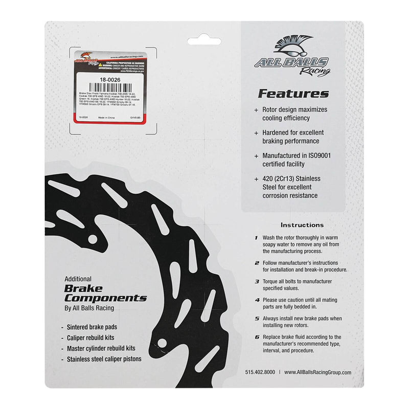 Load image into Gallery viewer, Brake Disc 18-0026
