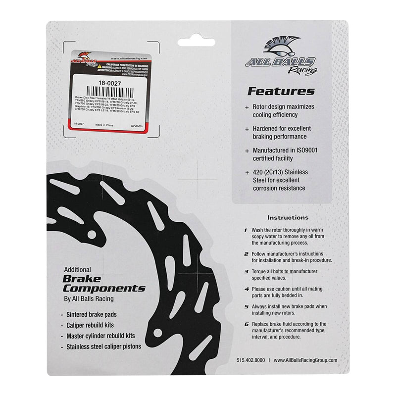 Load image into Gallery viewer, Brake Disc 18-0027