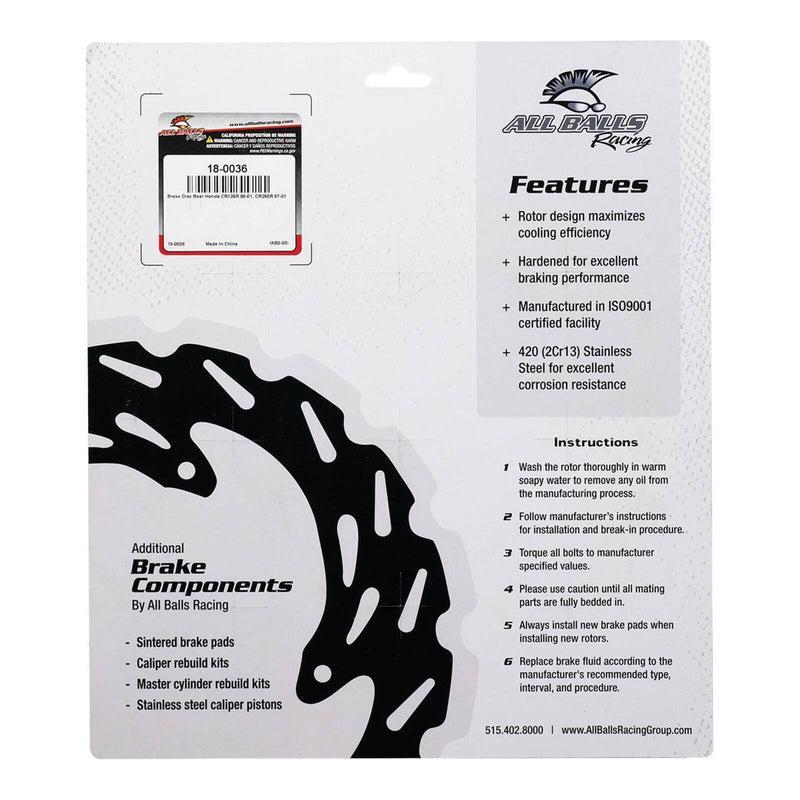 Load image into Gallery viewer, Brake Disc 18-0036