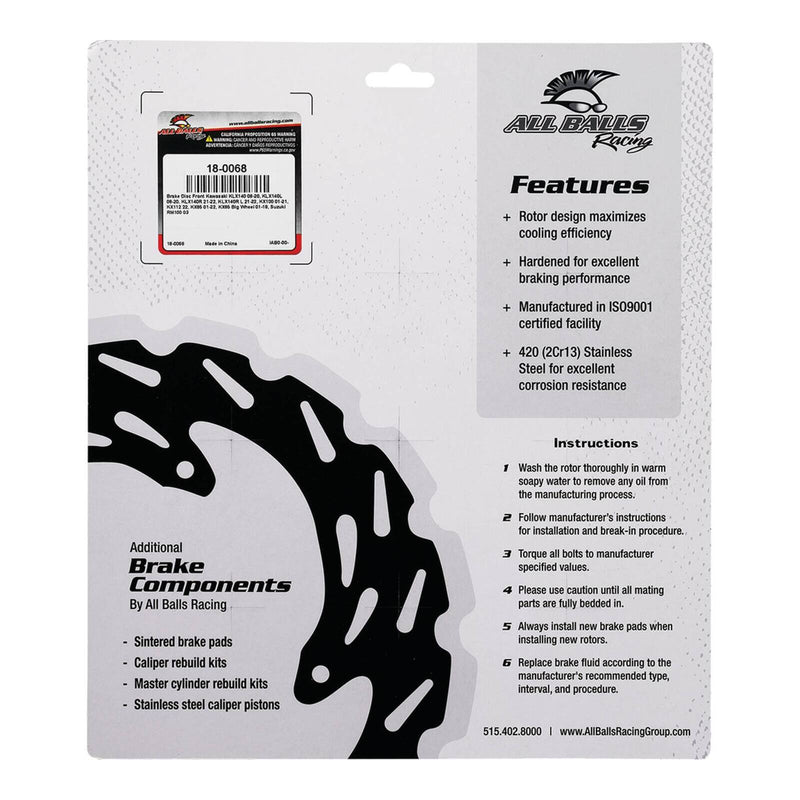 Load image into Gallery viewer, Brake Disc Front 18-0068