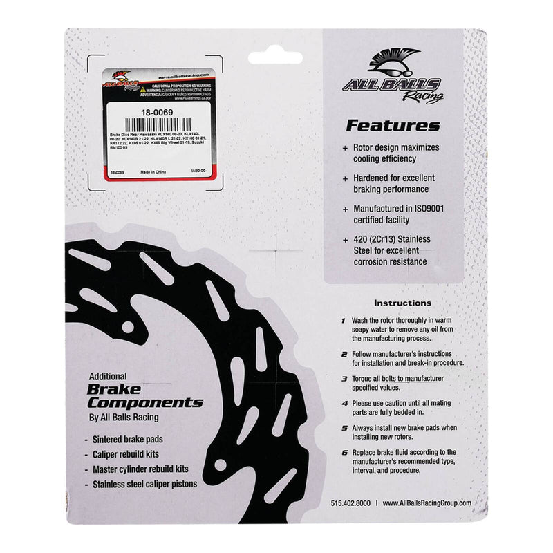 Load image into Gallery viewer, Brake Disc Rear 18-0069