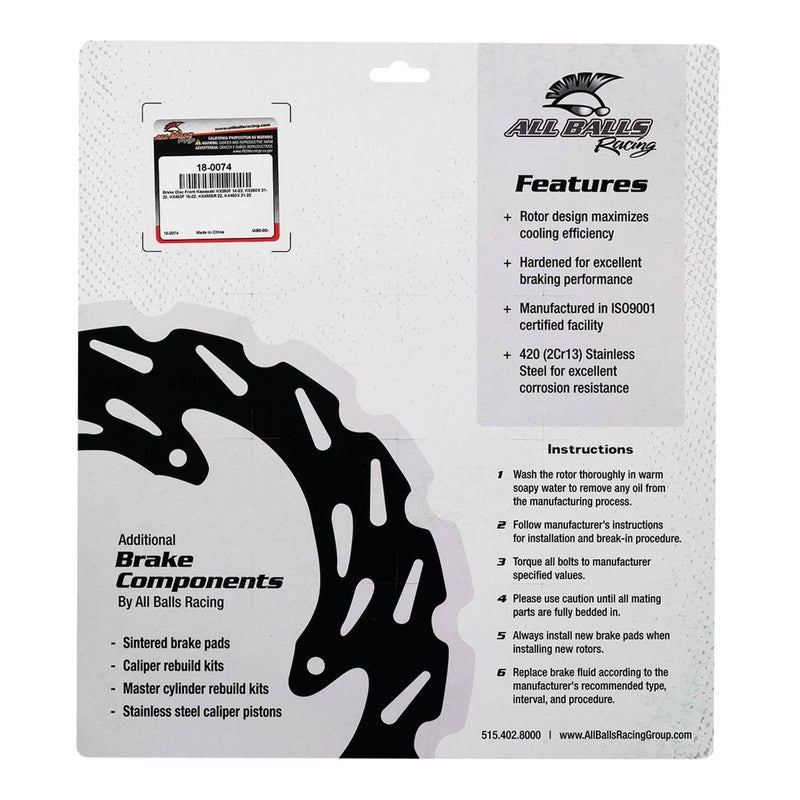 Load image into Gallery viewer, Brake Disc Front 18-0074