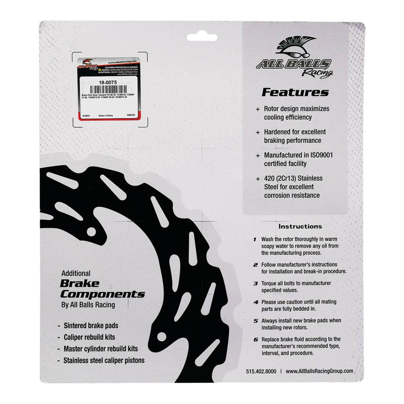 Load image into Gallery viewer, Brake Disc Rear 18-0075