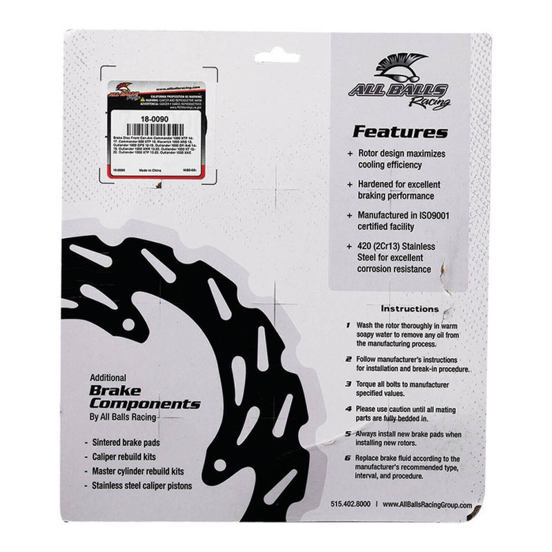 Load image into Gallery viewer, Brake Disc Front / Rear 18-0090