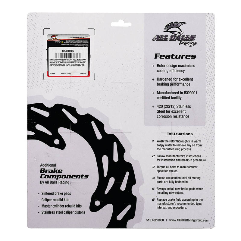 Load image into Gallery viewer, Brake Disc Front / Rear 18-0096