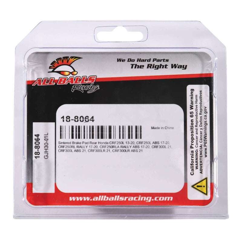 Load image into Gallery viewer, Sintered Brake Pad Set 18-8064