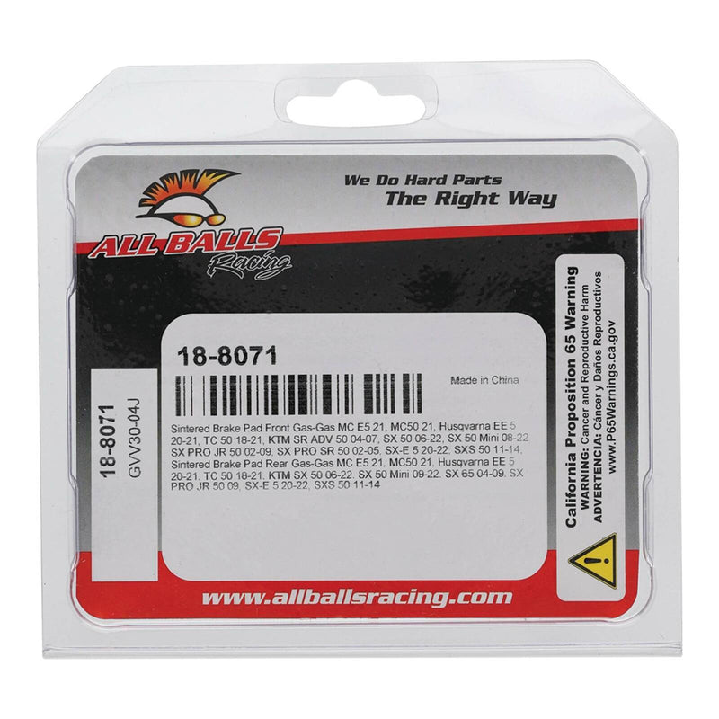 Load image into Gallery viewer, Sintered Brake Pad Set 18-8071