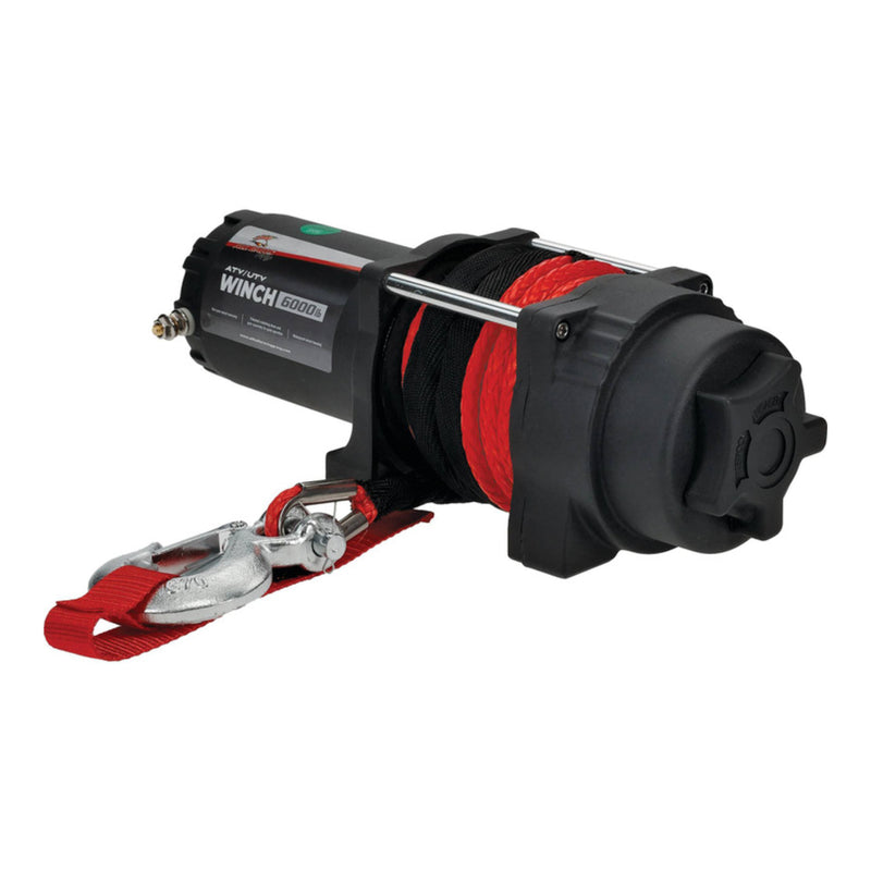 Load image into Gallery viewer, ALL BALLS 4 BOLT WINCH 6000LB with 33FT SYNTHETIC ROPE