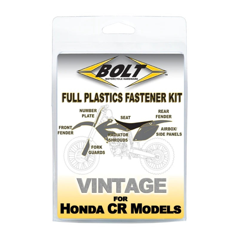 Load image into Gallery viewer, Bolt Body Work Fastener Kit Honda CR500 '90-'01