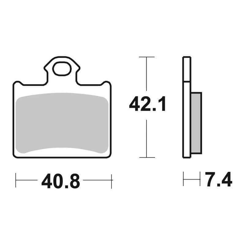 Load image into Gallery viewer, Brembo Prime Sinter Rear Brake Pads 07GR16SD