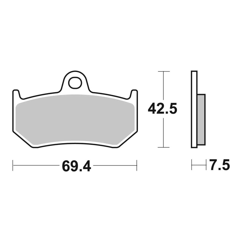 Load image into Gallery viewer, Brembo Prime Sinter Rear Brake Pads 07GR35SP