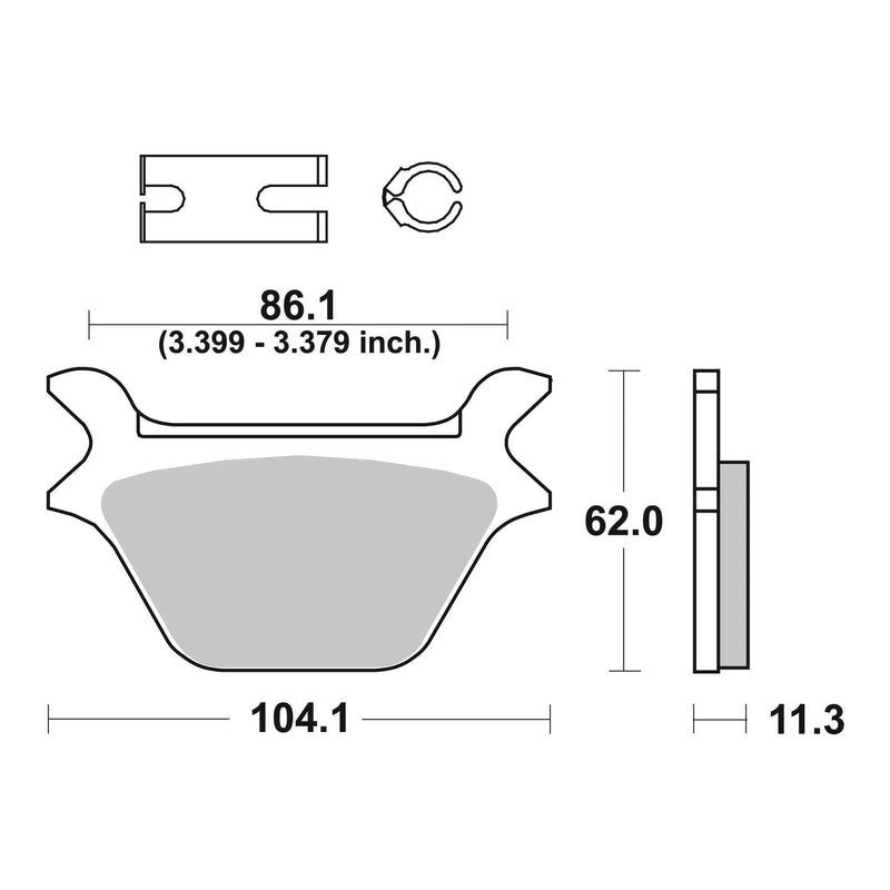 Load image into Gallery viewer, Brembo Prime Carbon Ceramic Rear Brake Pads 07HD1011