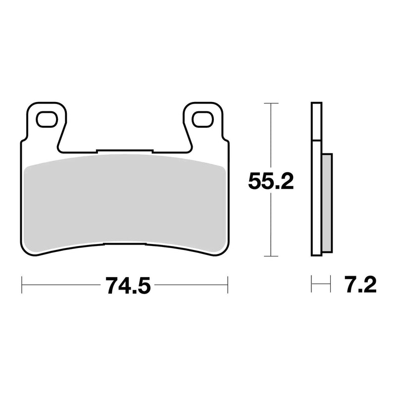 Load image into Gallery viewer, Brembo Prime Sinter Front Brake Pads 07HO45SA