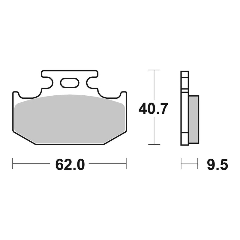 Load image into Gallery viewer, Brembo Prime Sinter Rear Brake Pads 07SU18SD