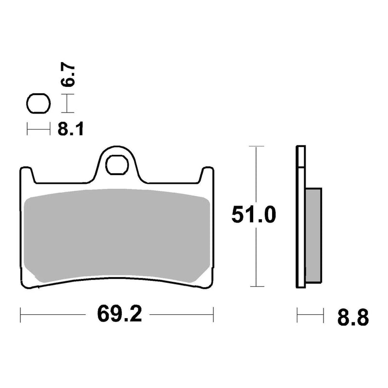 Load image into Gallery viewer, Brembo Prime Sinter Front Brake Pads 07YA23SA
