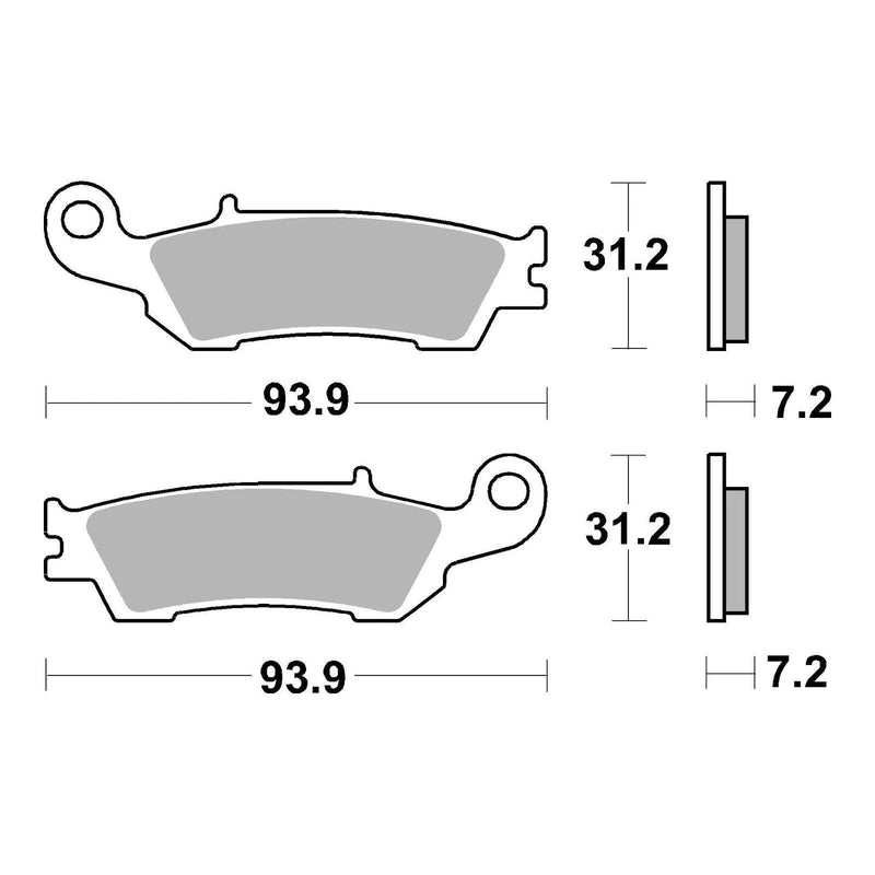 Load image into Gallery viewer, Brembo Upgrade Sinter Front Brake Pads 07YA47SX