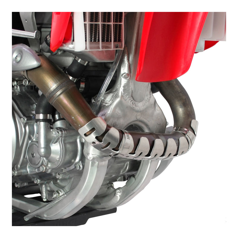 Load image into Gallery viewer, DRC Universal 4-Stroke Exhaust Pipe Guard - Titanium Color