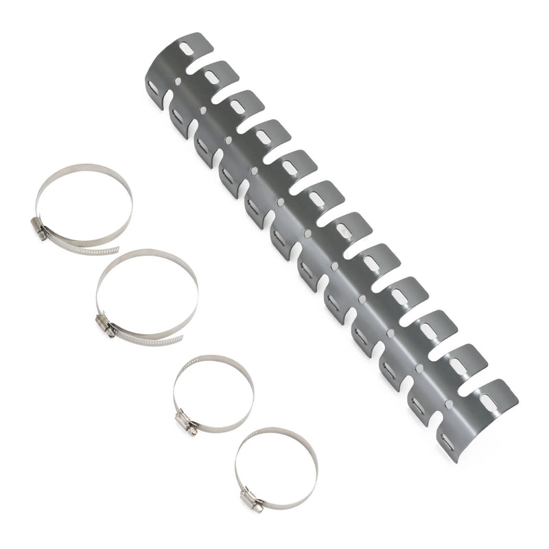 Load image into Gallery viewer, DRC Universal 2-Stroke Exhaust Pipe Guard - Titanium Color