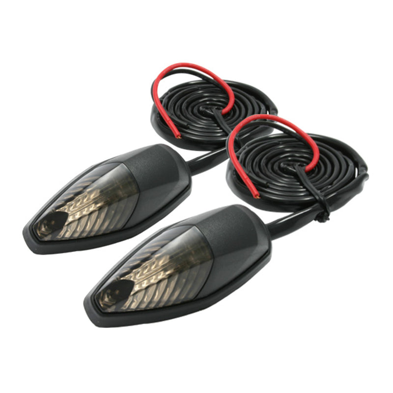 Load image into Gallery viewer, DRC 586 LED Flasher Lights (12V / Smoke / Pair)
