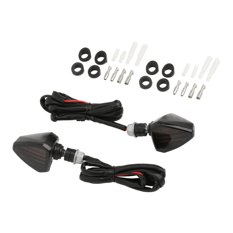 Load image into Gallery viewer, DRC 601 LED Flasher Lights (12V / Smoke / Pair)