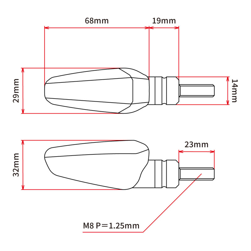 Load image into Gallery viewer, DRC 602 LED Flasher Lights (12V / Smoke / Pair)