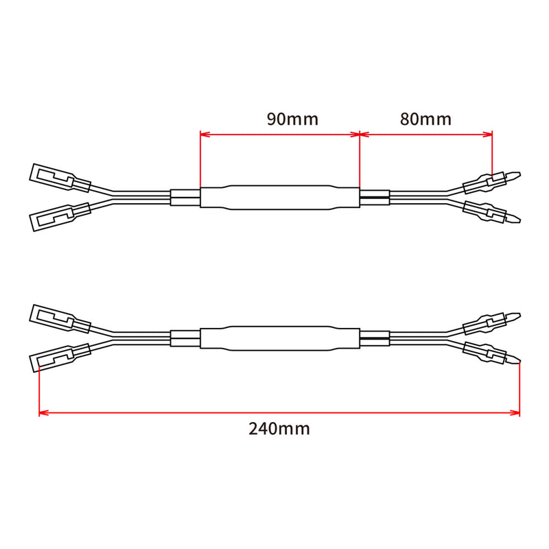 Load image into Gallery viewer, DRC Replacement Resistor Wires for 8W/10W (Pair)