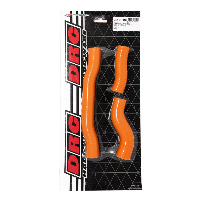 Load image into Gallery viewer, DRC Silicone Radiator Hose Kit - KTM 250 SX (2019–2022) - Orange