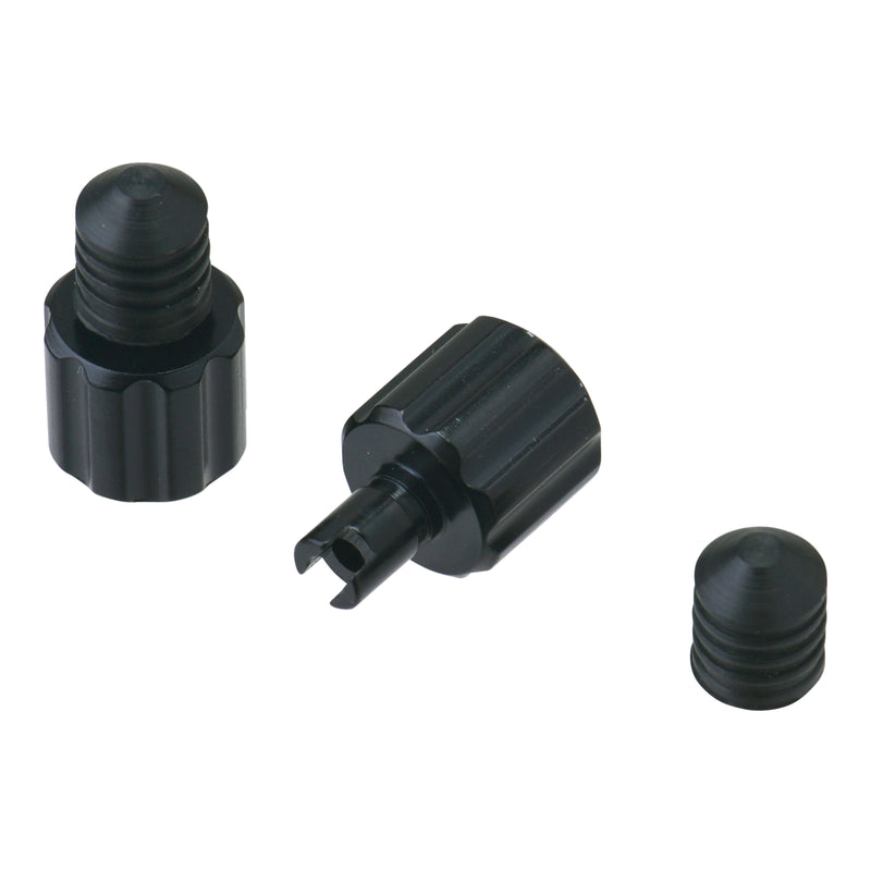 Load image into Gallery viewer, DRC AIRVALVE CAP W/VALVE WRENCH 2PCS BLACK