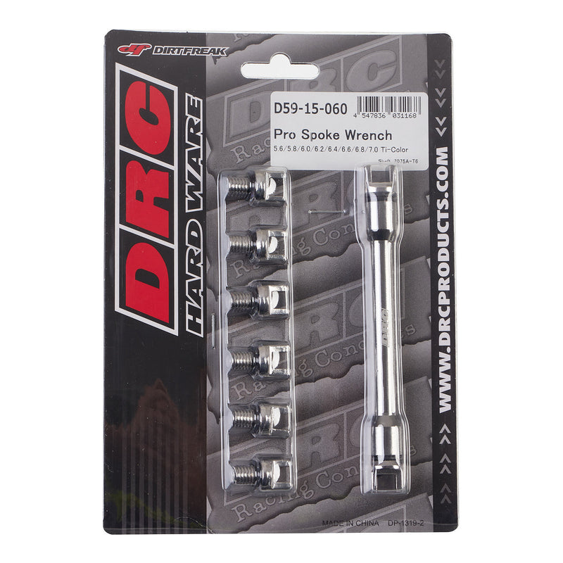 Load image into Gallery viewer, DRC PRO SPOKE WRENCH 5.6-7.0 TI-COLOUR