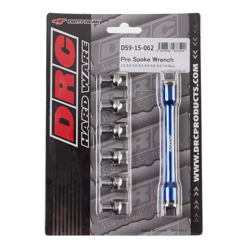 Load image into Gallery viewer, DRC PRO SPOKE WRENCH 5.6-7.0 BLUE