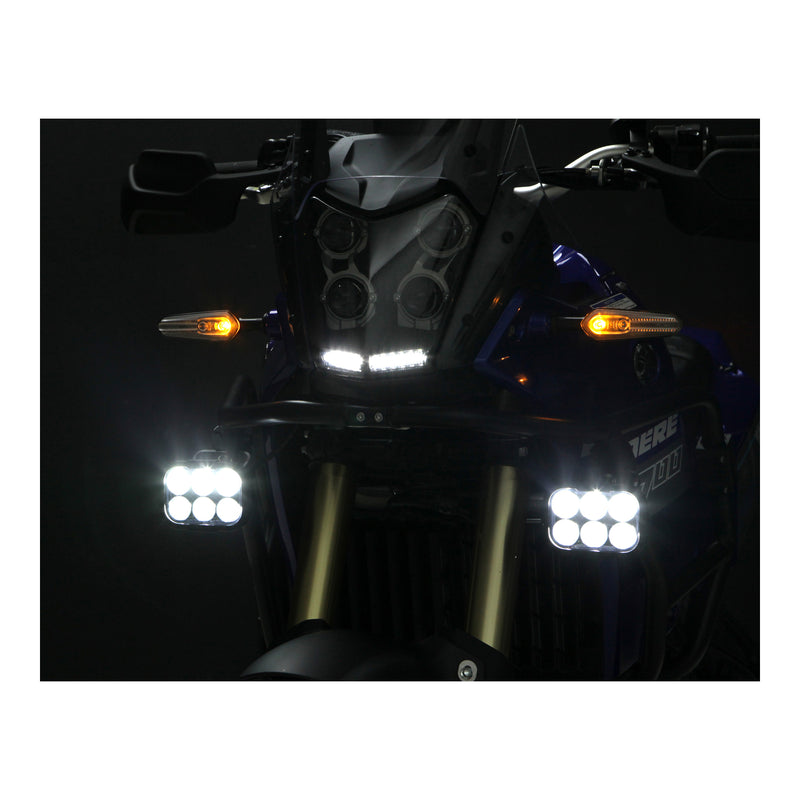 Load image into Gallery viewer, Denali DL6 Driving Light 6-LED Elliptical Hybrid Beam (Pair)