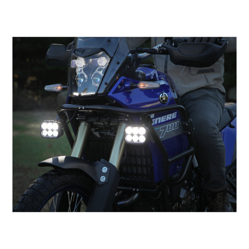 Load image into Gallery viewer, Denali DL6 Driving Light 6-LED Elliptical Hybrid Beam (Pair)