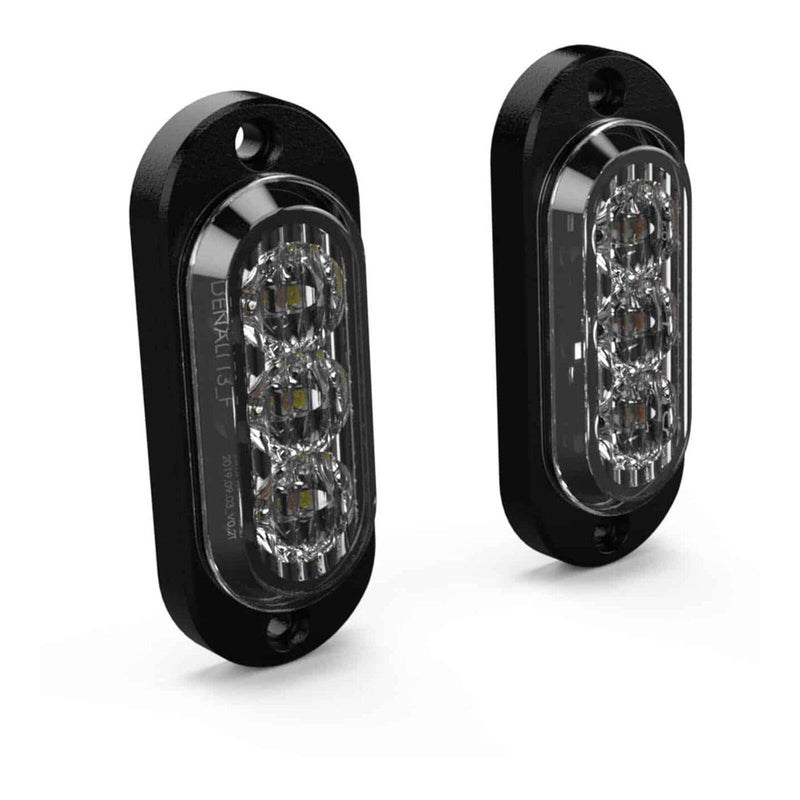 Load image into Gallery viewer, Denali T3 Front Turn Signal / DRL Pods White/Amber - Pair