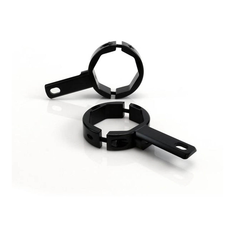 Load image into Gallery viewer, Denali USD Fork Tube Light Mount/ 50-60mm Diametre Tubes - Black