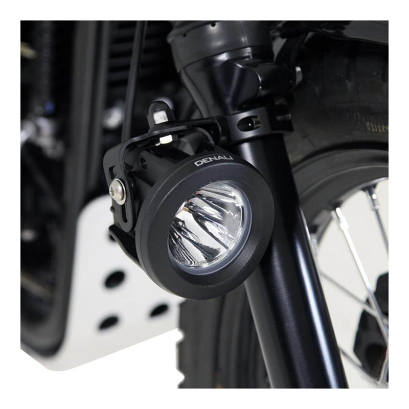 Load image into Gallery viewer, Denali USD Fork Tube Light Mount/ 50-60mm Diametre Tubes - Black