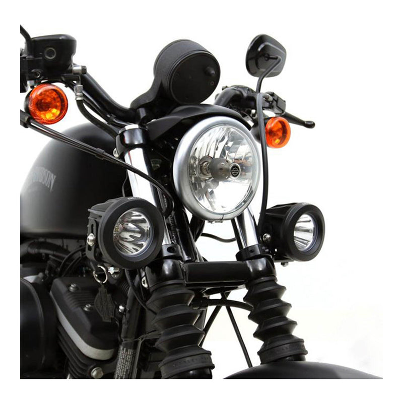 Load image into Gallery viewer, Denali Driving Light Mount - Articulating Bar Clamp 39mm-49mm - Black