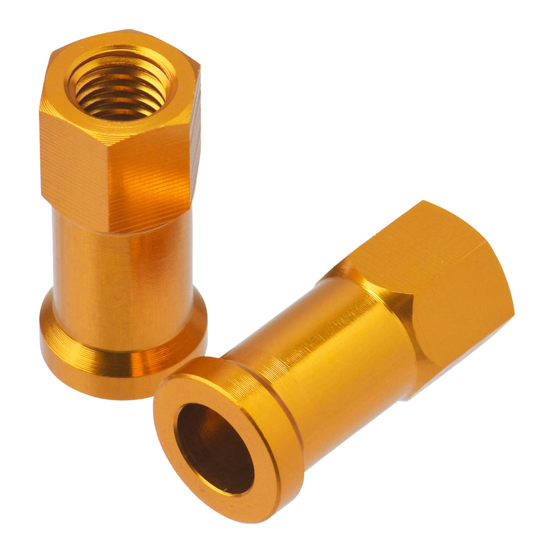 Load image into Gallery viewer, DRC RIM LOCK NUTS 2PCS GOLD