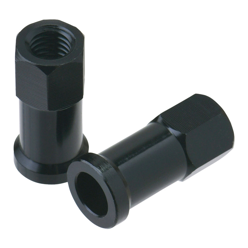 Load image into Gallery viewer, DRC RIM LOCK NUTS 2PCS BLACK