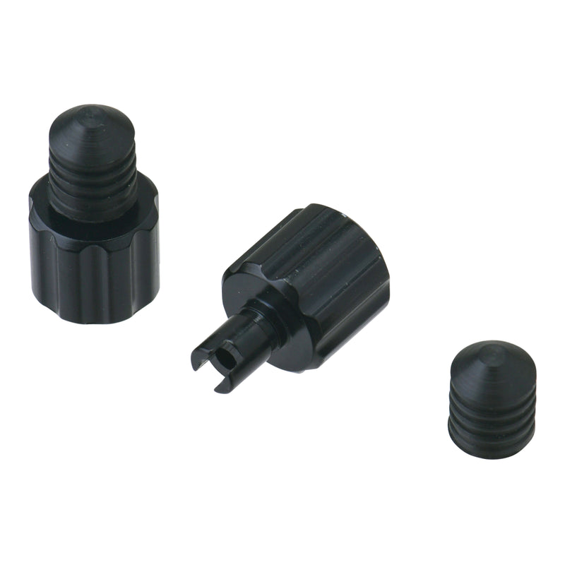 Load image into Gallery viewer, DRC AIRVALVE CAP W/VALVE WRENCH 2PCS BLACK