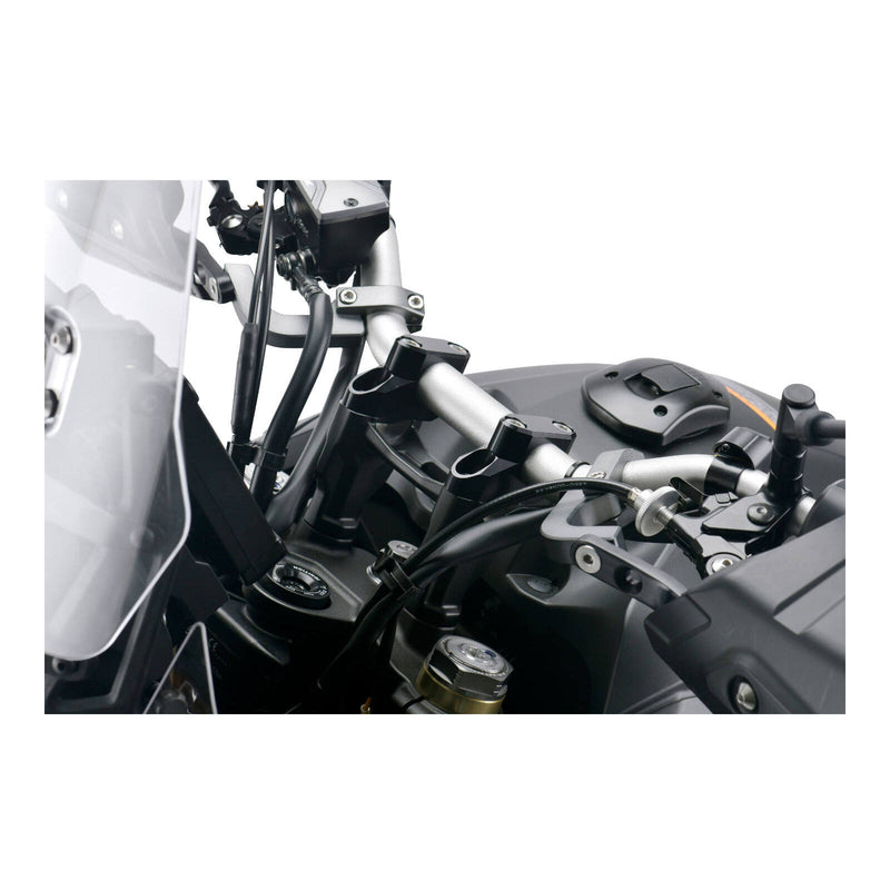 Load image into Gallery viewer, Zeta Bar Rise Kit Offset: 20mm Height: 26mm 22.2/28.6mm Bar - Black