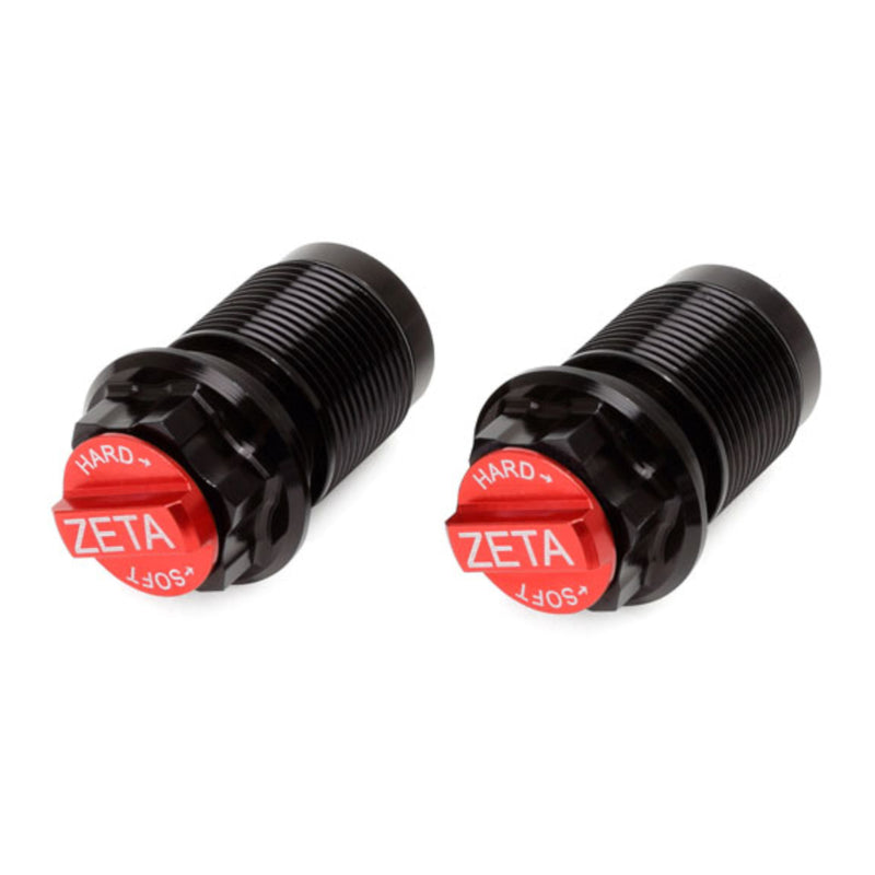 Load image into Gallery viewer, Zeta Front Fork Bottom Adjuster KYB AOS - Black/Red 2pcs