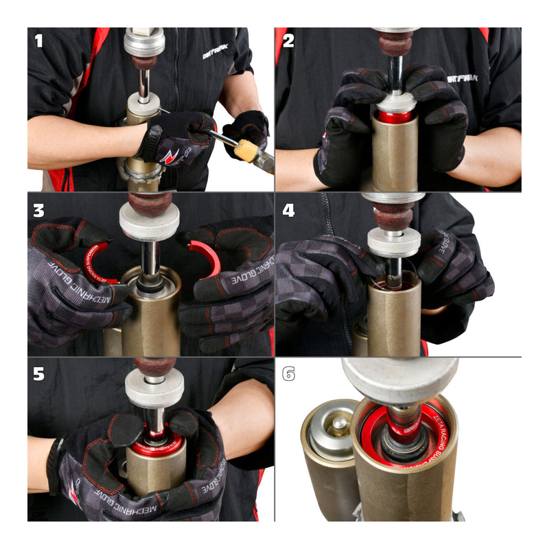 Load image into Gallery viewer, Zeta Rear Suspension Lowering Kit KYB/WP 46F 40mm - Hard Blue