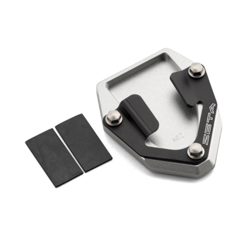 Load image into Gallery viewer, Zeta Side Stand Extender Black/Silver Honda CRF1000L/ADV '16-
