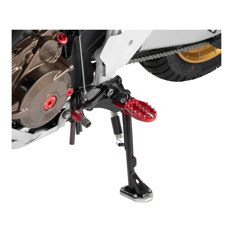 Load image into Gallery viewer, Zeta Side Stand Extender Black/Silver Honda CRF1100L '20-