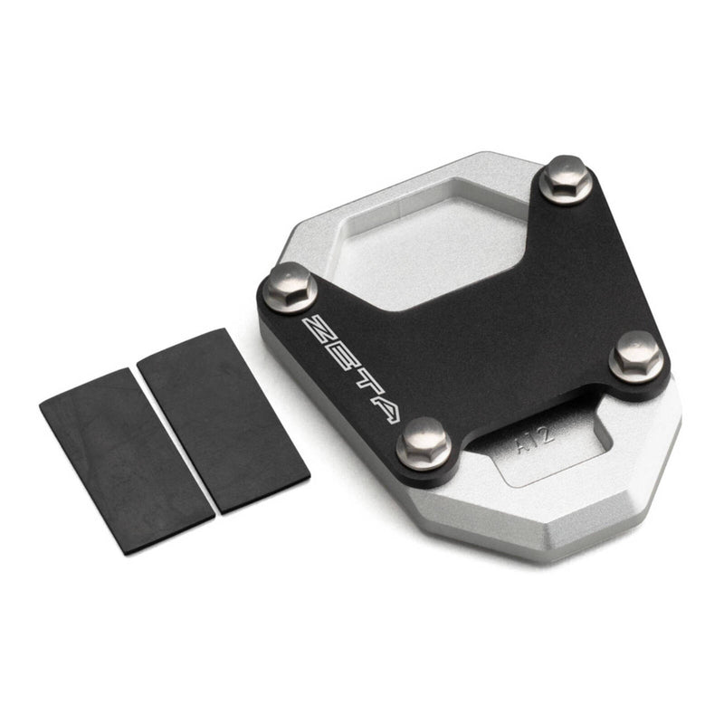 Load image into Gallery viewer, Zeta Side Stand Extender Black/Silver Honda CRF1100L '20-