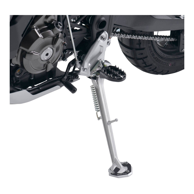 Load image into Gallery viewer, Zeta Side Stand Extender Black/Silver Yamaha Tenere 700 '20-