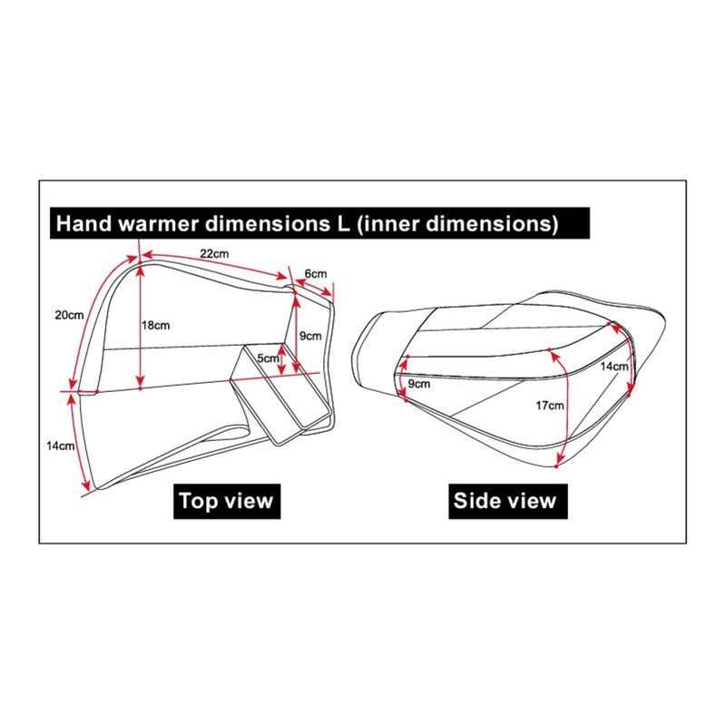 Load image into Gallery viewer, Zeta CW Hand Warmer - Carbon (L)